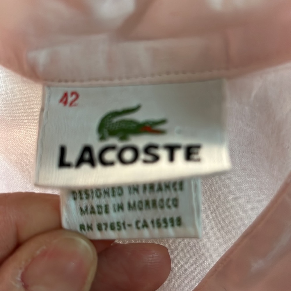 Lacoste button down - Picture 3 of 3